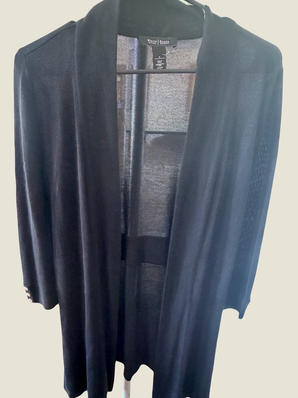 White House Black Market Black - Sleek Open Front